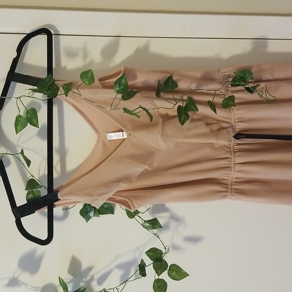 Light Pink Ruffled Dress